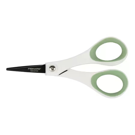 Fiskars Non-stick Titanium Softgrip Detail Scissors 5in