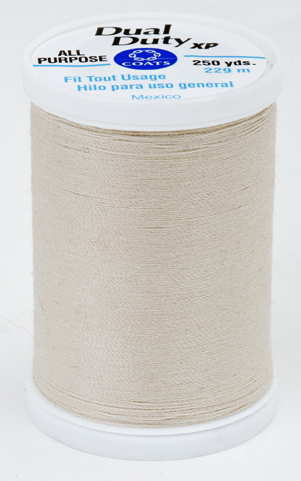 Coats Dual Duty XP All Purpose Thread - 250 yds - Neutrals Family White