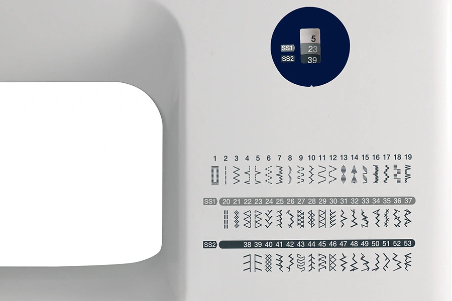 Built-in Stitches and Buttonholes