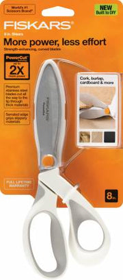 Fiskars 8" PowerCut Softgrip Shears