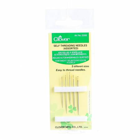Clover Self/Easy Threading Needles 5ct