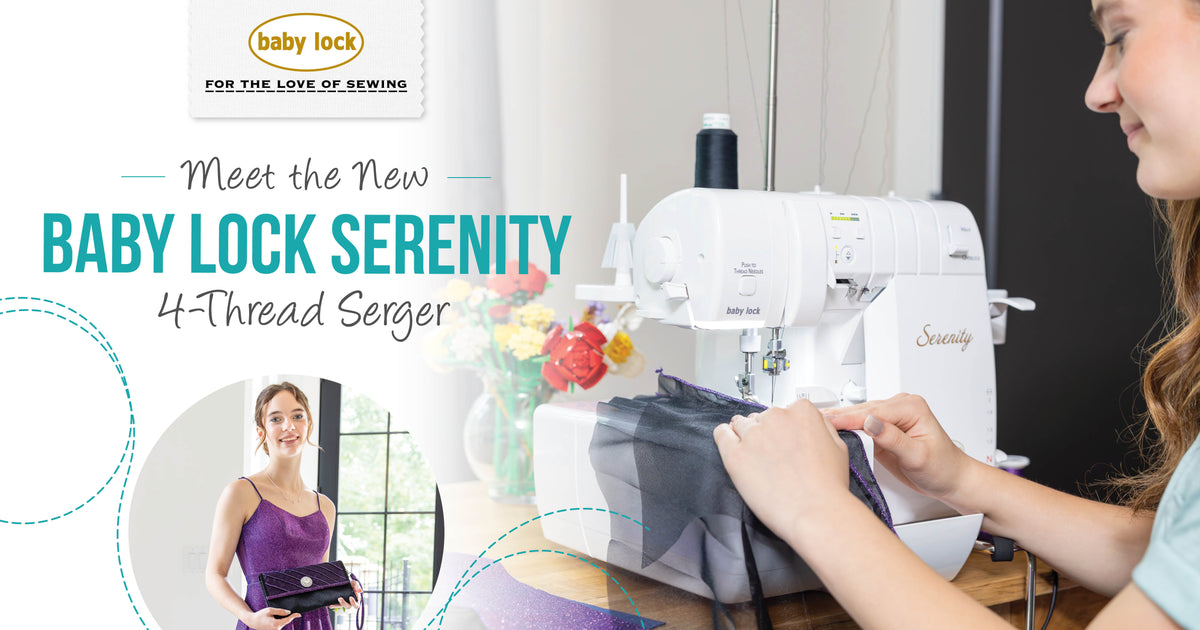 NEW!  Baby Lock Serenity Serger with bundle!