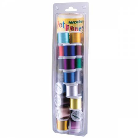 Madeira Potpourri Embroidery Thread Value Pack Rayon