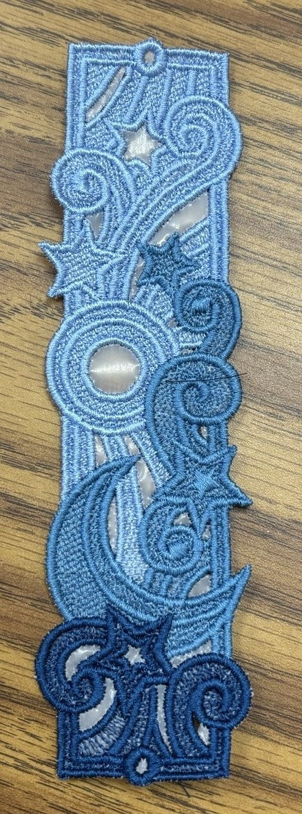 Introduction To Machine Embroidery: Free Standing Lace Bookmark