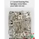Curved Basting Pin sz3 40pc Dritz