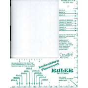 Creative Notions Embroidery Placement Ruler Adult