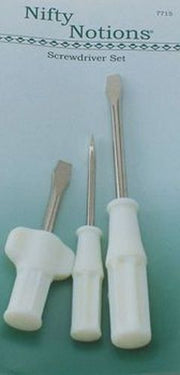 Nifty Notions Screwdriver Set of 3 - 744674077158 Quilting Notions