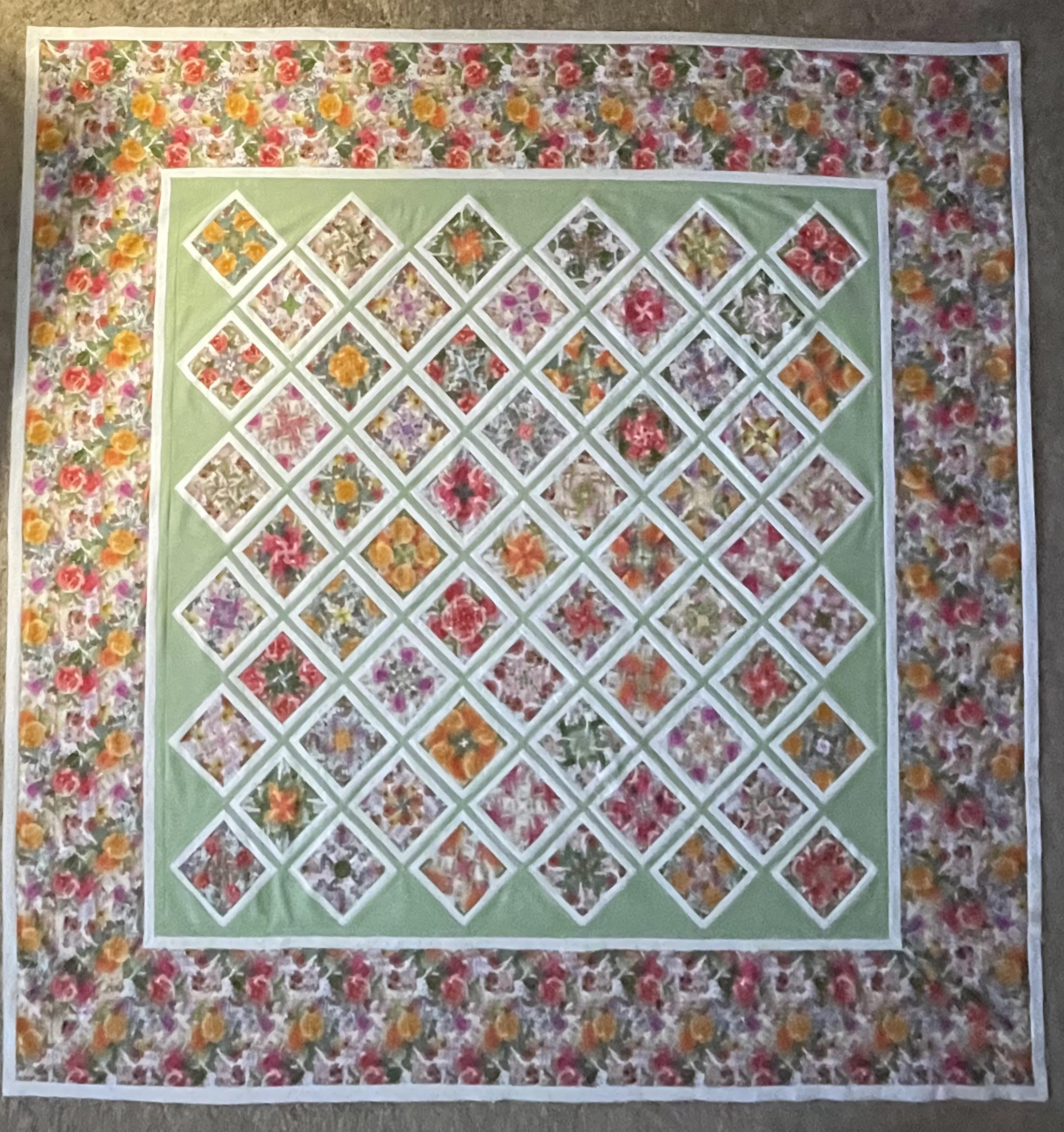 Four Patch Posy Quilt