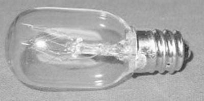 Bulb 15 Watt 7/16 Screw-In Base Clear