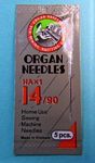 Organ Flat Shank 15x1 Size 14/90 Package of 5