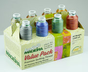 Aeroquilt 8 Cone Variegated Value Pack 40 wt X 3000 Yard Variegated