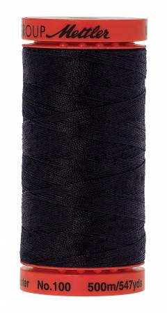 Metrosene Poly Thread 50wt 500m/547yds Darkest Blue Old Number 1145-0558
