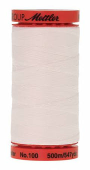 Metrosene Poly Thread 50wt 500m/547yds White Old Number 1145-0002