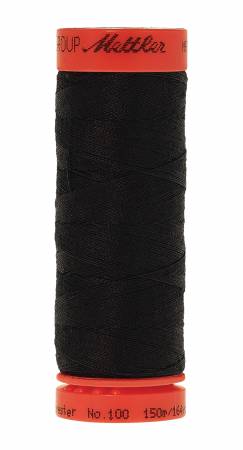 Metrosene Poly Thread 50wt 150m/164yds Black Old Number 1161-0003