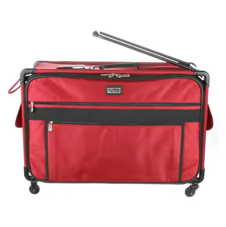 Tutto Sewing Machine Case on Wheels 2XL 28in Red