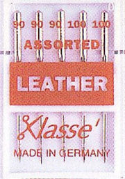Klasse Leather Machine Needle Assorted Sizes 14/90 & 16/100