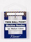 Klasse Twin Ball Point 4.0/80 1 Needle