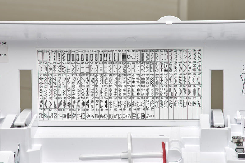 200 Built-In Stitches