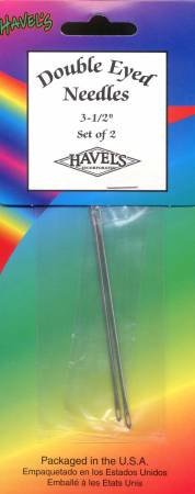 Havels Double Eye Needles 3 1/2" 2ct