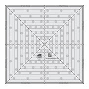 Creative Grids 14-1/2in Square It Up or Fussy Cut Square Quilt Ruler