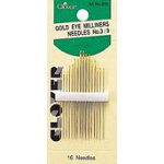 Gold eye embroidery needles
