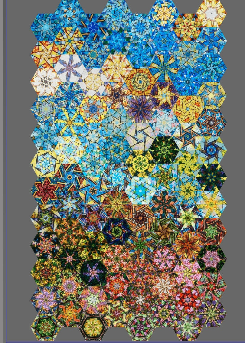 One-Block Wonder Panel Quilt