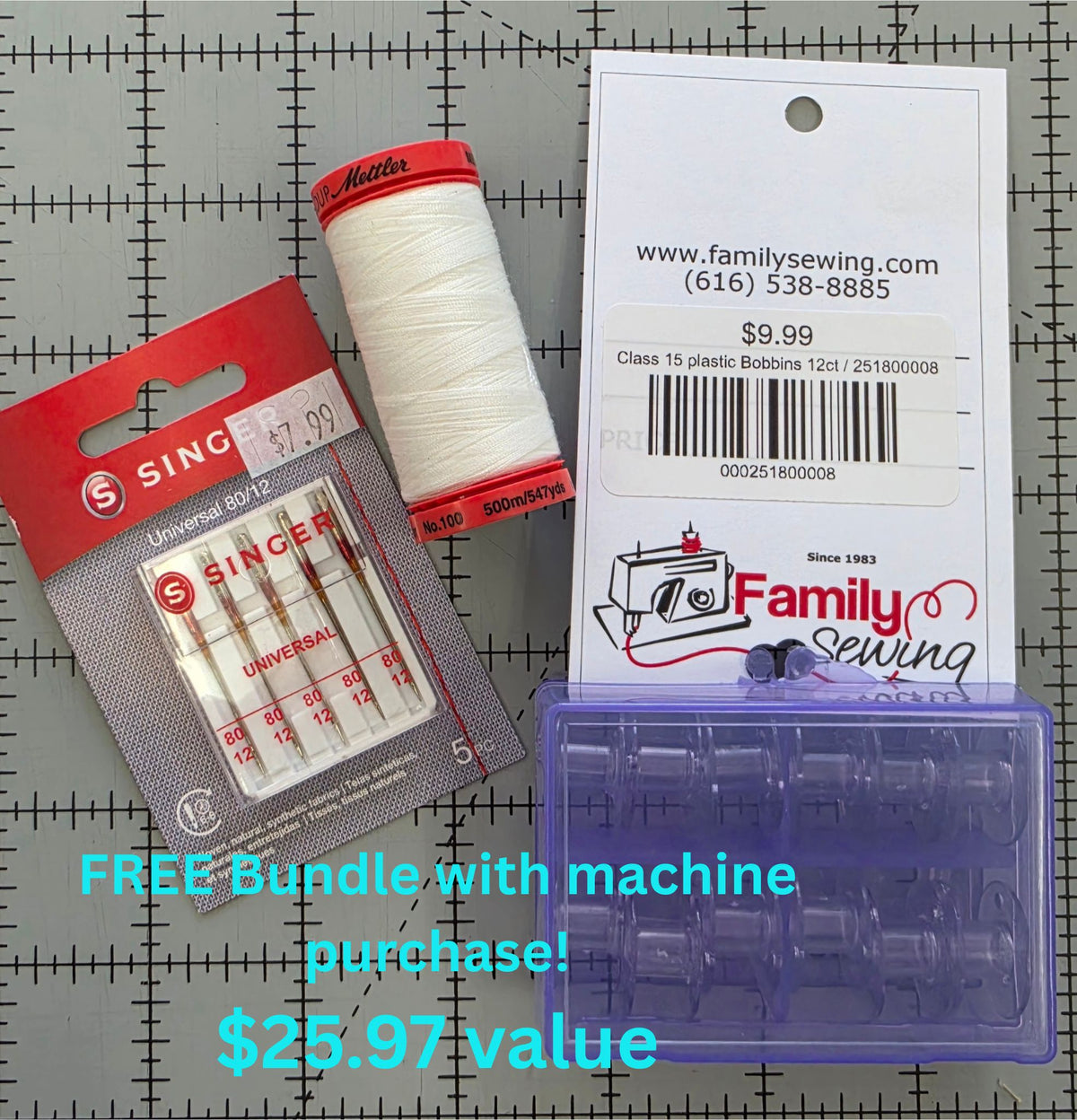 SINGER® Elite™ CE677 Sewing Machine with free bundle!