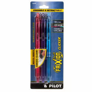 Frixion Clicker Pen Assortment Fine Point 0.7mm 3pk