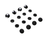 Tool-free Snaps - Set of Four - Black Metal