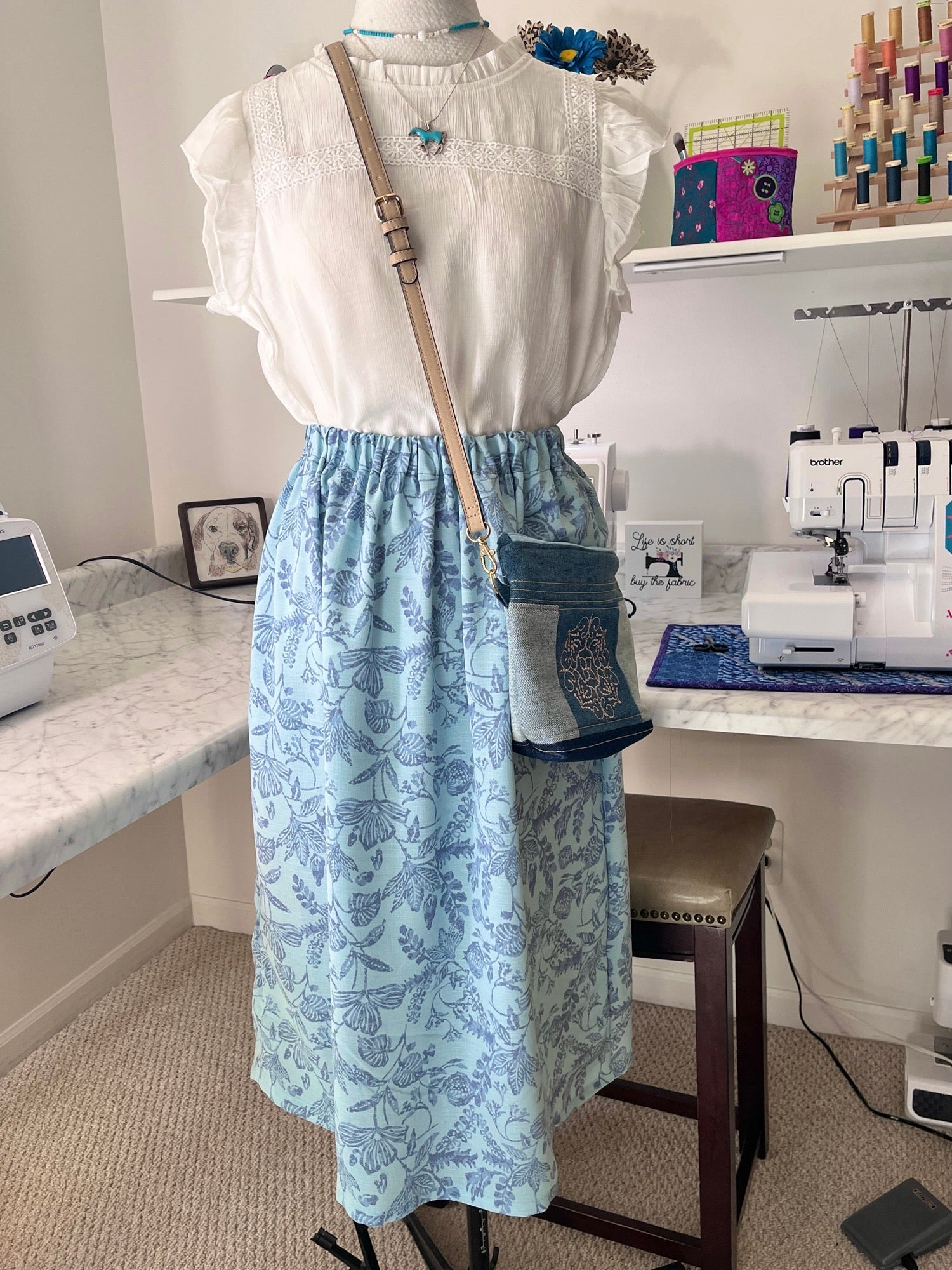 Beginning Sewing Clothes: Gathered Skirt