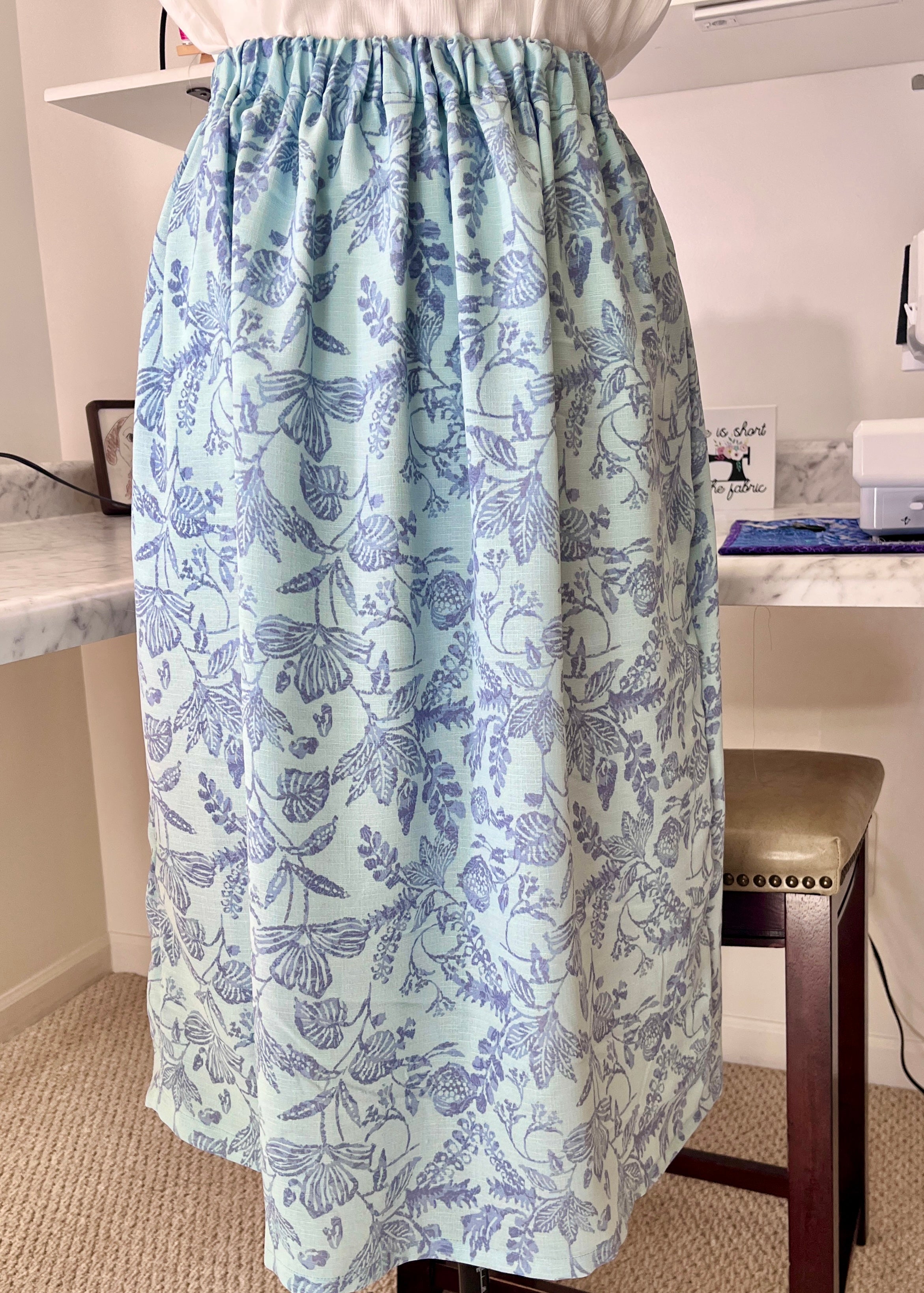Beginning Sewing Clothes: Gathered Skirt