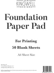 Foundation Paper Pad - Blank A4 Sheet Size
