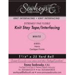 Fsibl Knit Stay Tape 1.25 in Extremely Fine WH 04