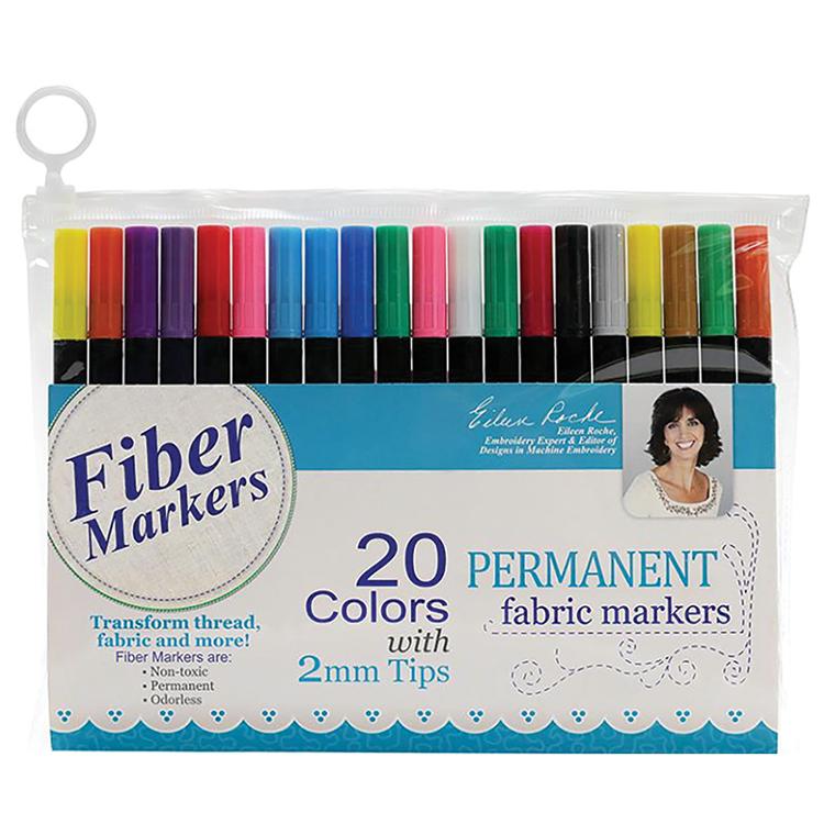 Fiber Markers 2mm 20ct VTFM01 Designs In Machine#1