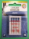 Organ Jeans Needle 90/14 100/16 5pk