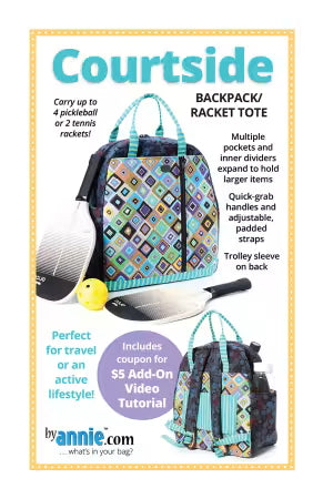 Courtside Backpack/Racket Tote