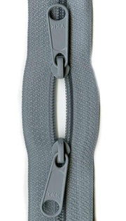 Handbag Zipper 30in Gunmetal Gray
