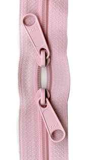 Handbag Zipper 30in Pale Pink