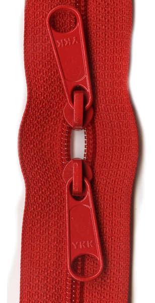 Handbag Zipper 30in Atom Red
