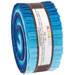 Kona 100% Cotton 2.5" strips - Sky Gazer