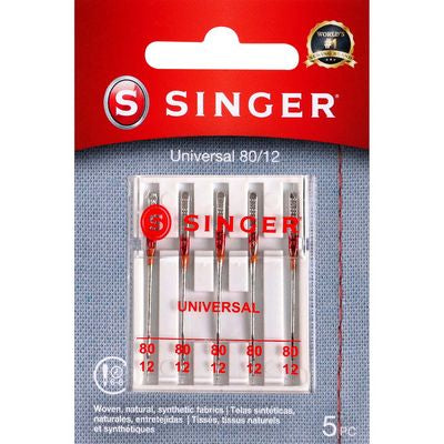 Singer Universal Red Band 80/12 5pack