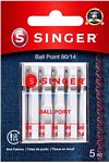 Needles Singer Yellow Band #14 5-pack