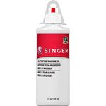All Purpose Machine Oil Singer 4 Oz Plastic Bottle