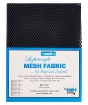 Lightweight Mesh Fabric Navy 18x54in