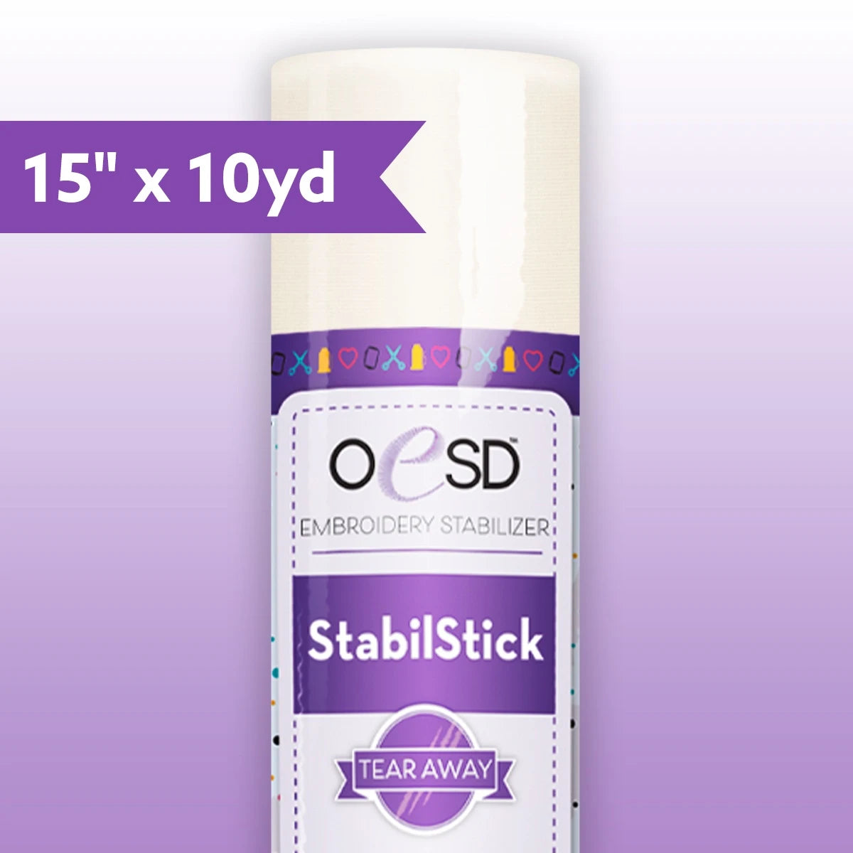StabilStick Tear Away 15" x 10yd