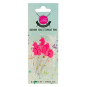 Unicorn Head Straight Pins 10 ct Tula Pink