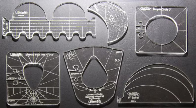 Westalee by Sew Steady Sampler Template Set 1 - High Shank