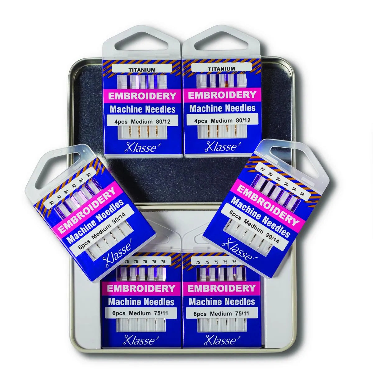 Klasse Needles Embroidery Tin
