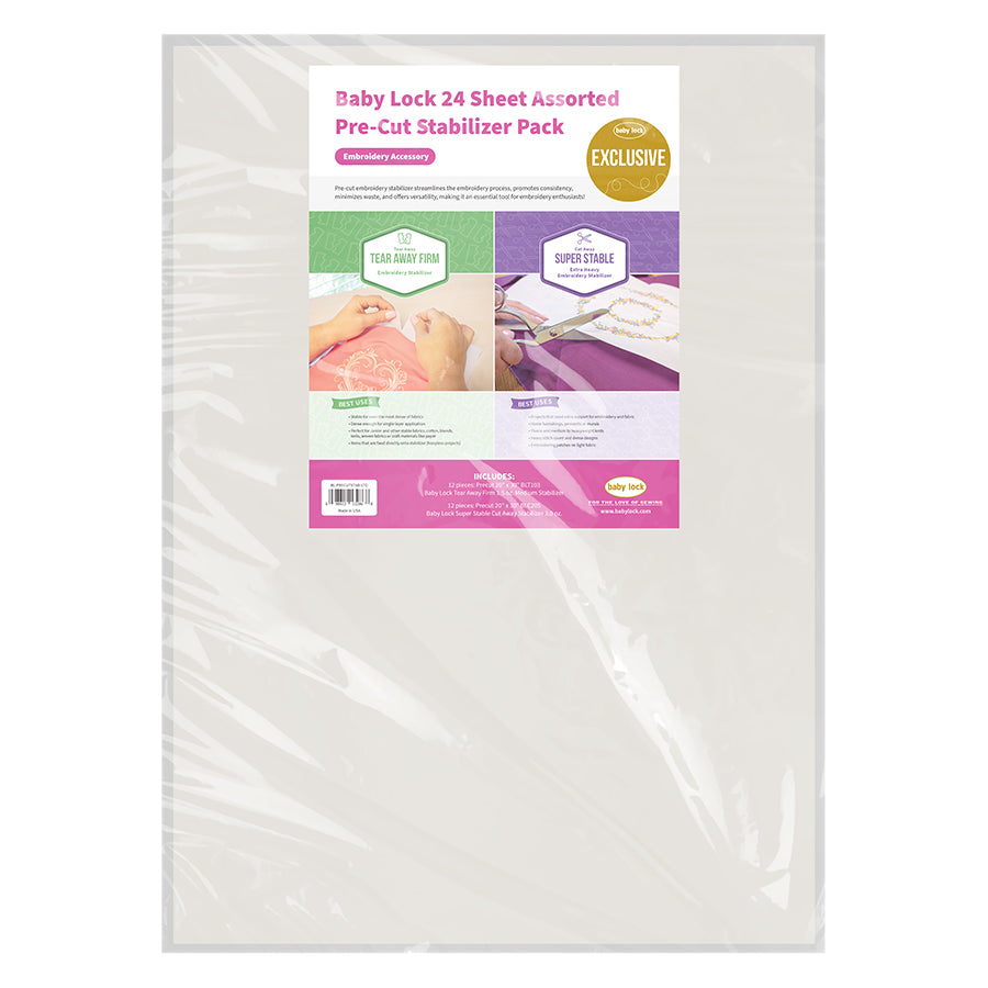 BBL 24 sheet Asst Pre-Cut Stabilizer Pack*