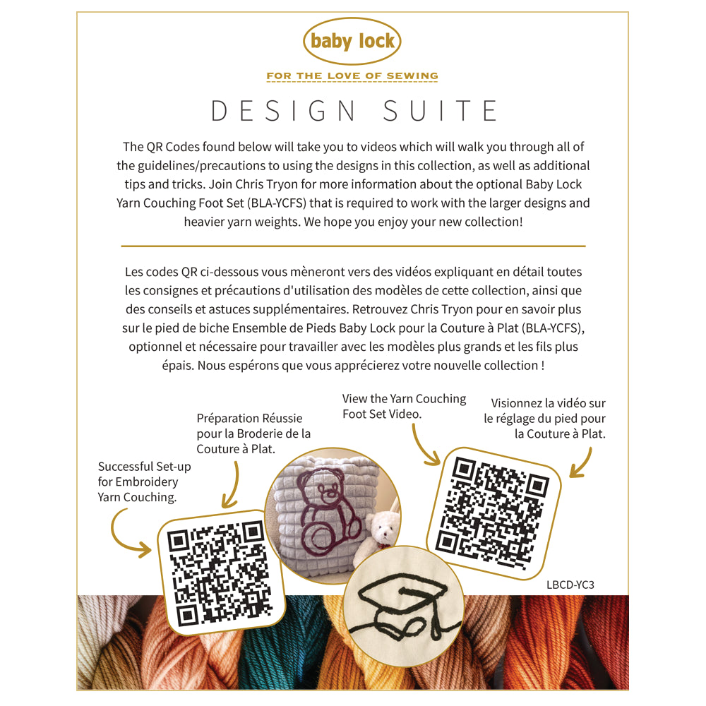Design Suite Yarn Couching Embroidery Collection #3